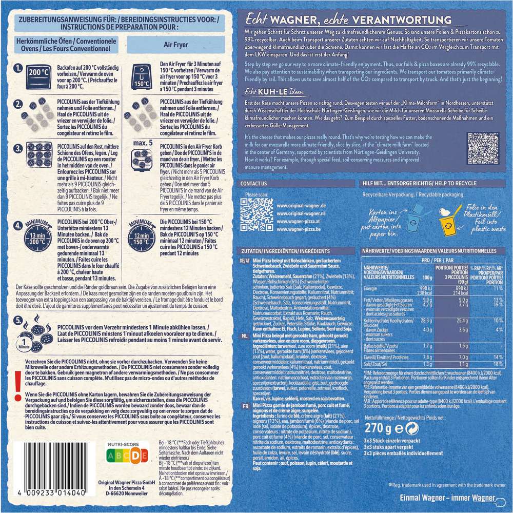 Produktabbildung Wagner Piccolinis Elsässer Art