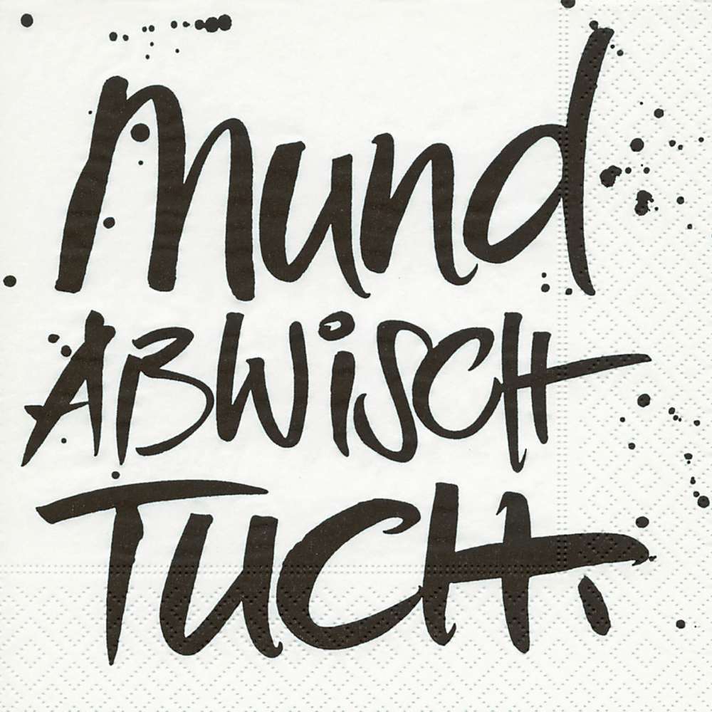 Produktabbildung Duni Tissue-Serviette Mundabwischtuch, 33 x 33 cm, 3-lagig