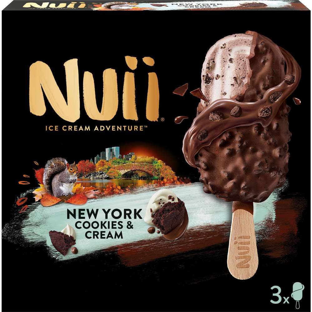 Produktabbildung Nuii Eis, New York Cookies & Cream