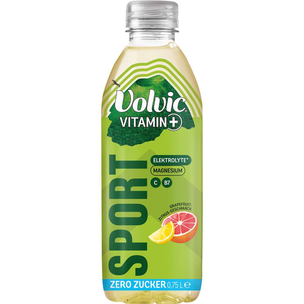 Produktabbildung Volvic Wasser mit Geschmack Sport Vitamin+, Zitrus