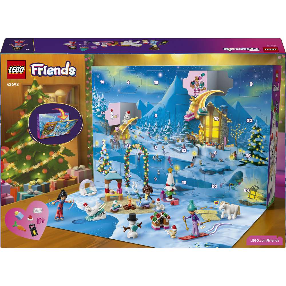 Produktabbildung Lego LEGO Friends Adventskalender 2026 Weihnachtsspielzeug ab 6 Jahren 42698