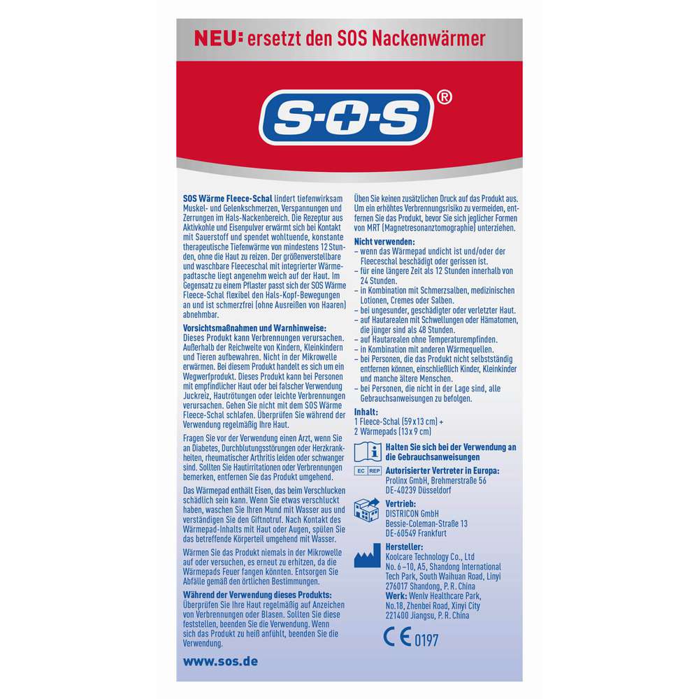 Produktabbildung SOS Nackenwärmer