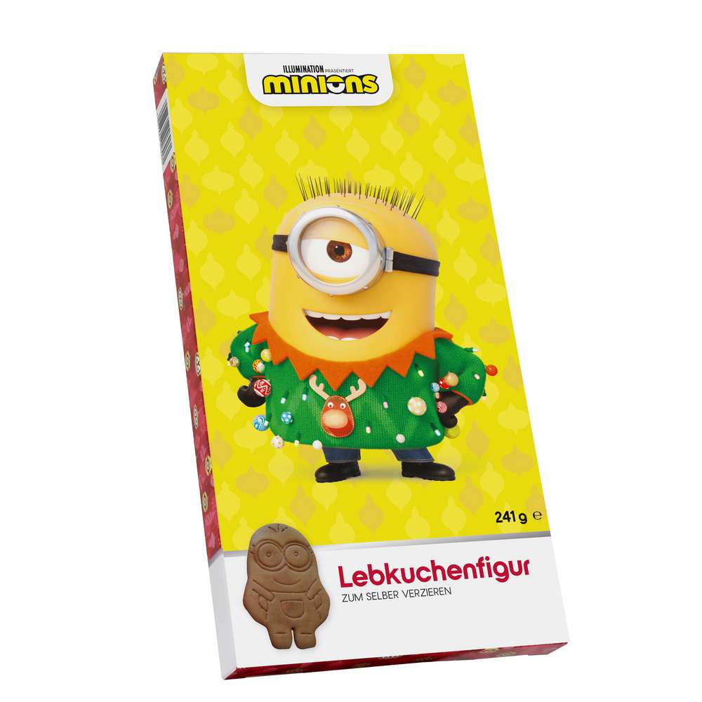 Produktabbildung Minions Lebkuchenfigur