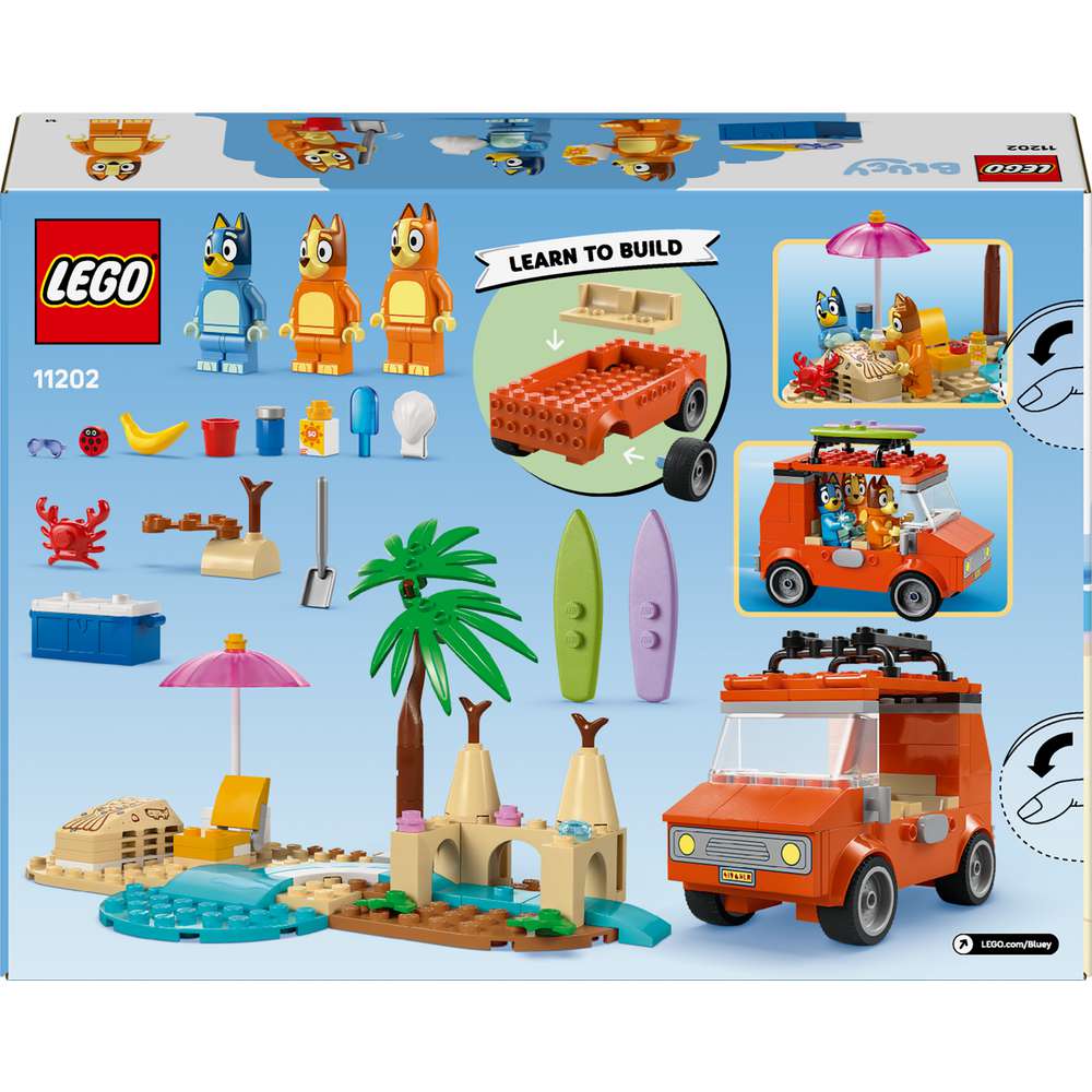 Produktabbildung Lego LEGO Bluey: Blueys Strandausflug - Spielzeug für Kleinkinder - 11202