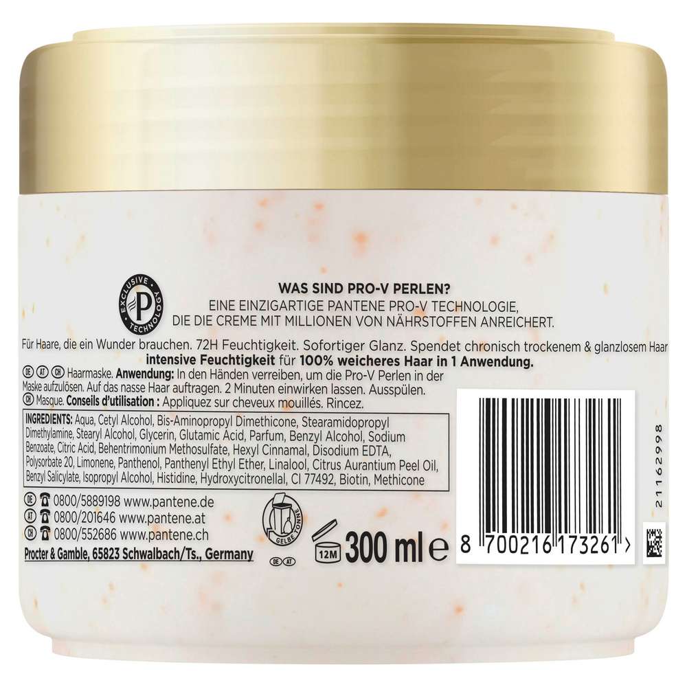 Produktabbildung Pantene Pro-V Haarmaske Intensiv, Deep Hydration