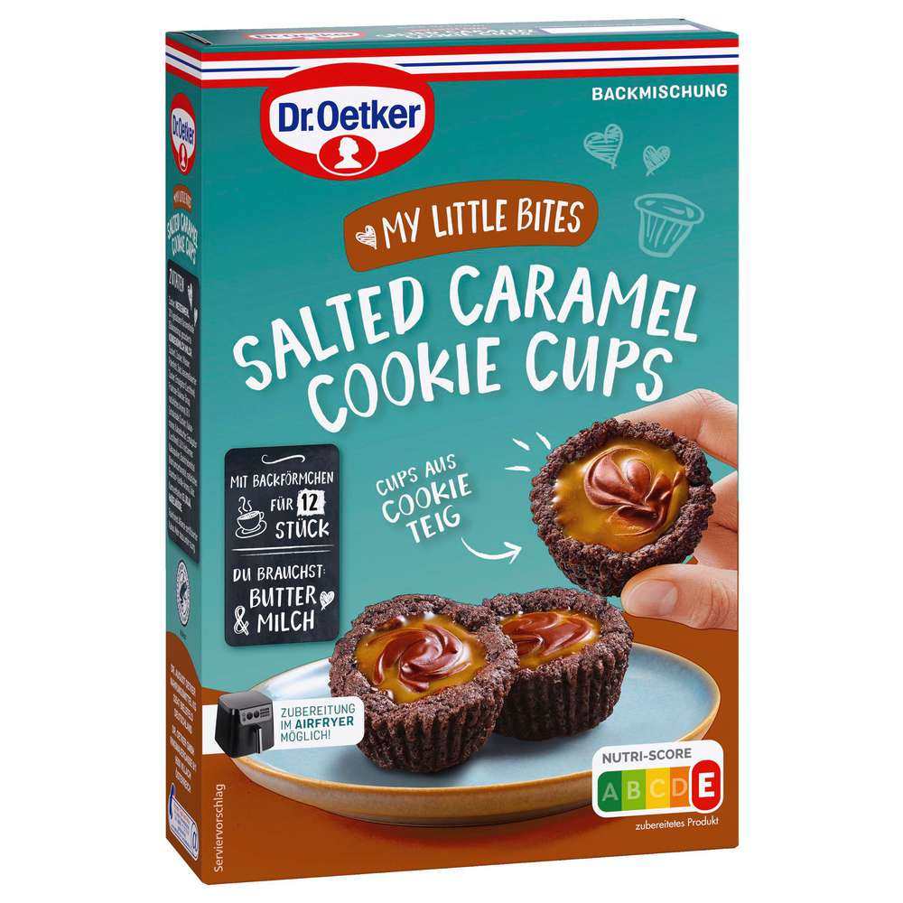 Produktabbildung Dr. Oetker Backmischung, Salted Caramel Cookie Cups