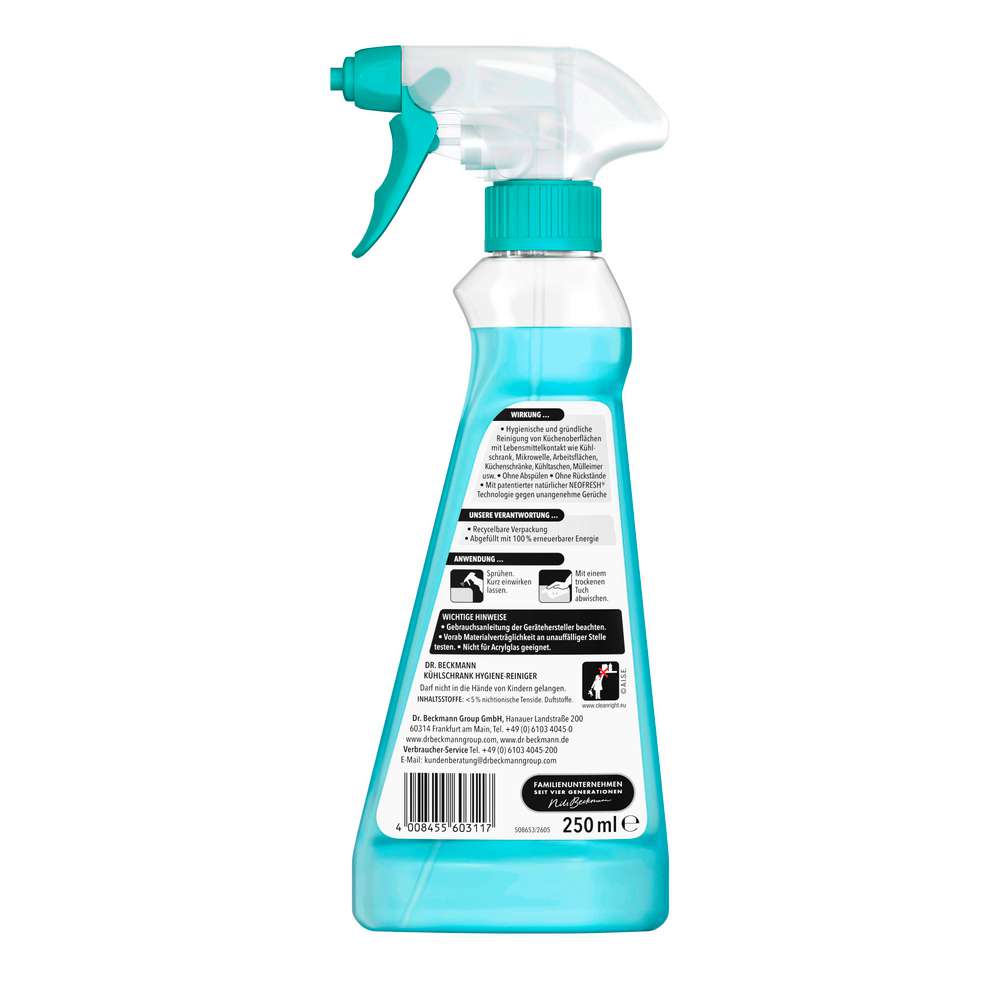 Produktabbildung Dr. Beckmann Kühlschrank-Hygiene Reiniger