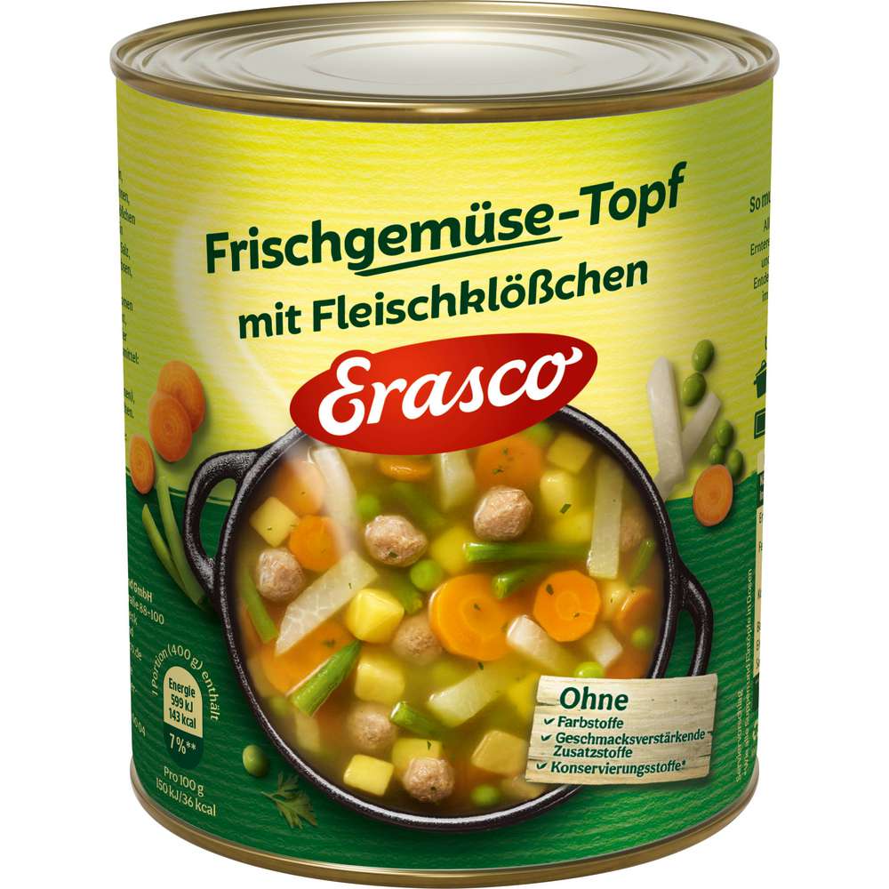 Produktabbildung Erasco Frischgemüse-Topf