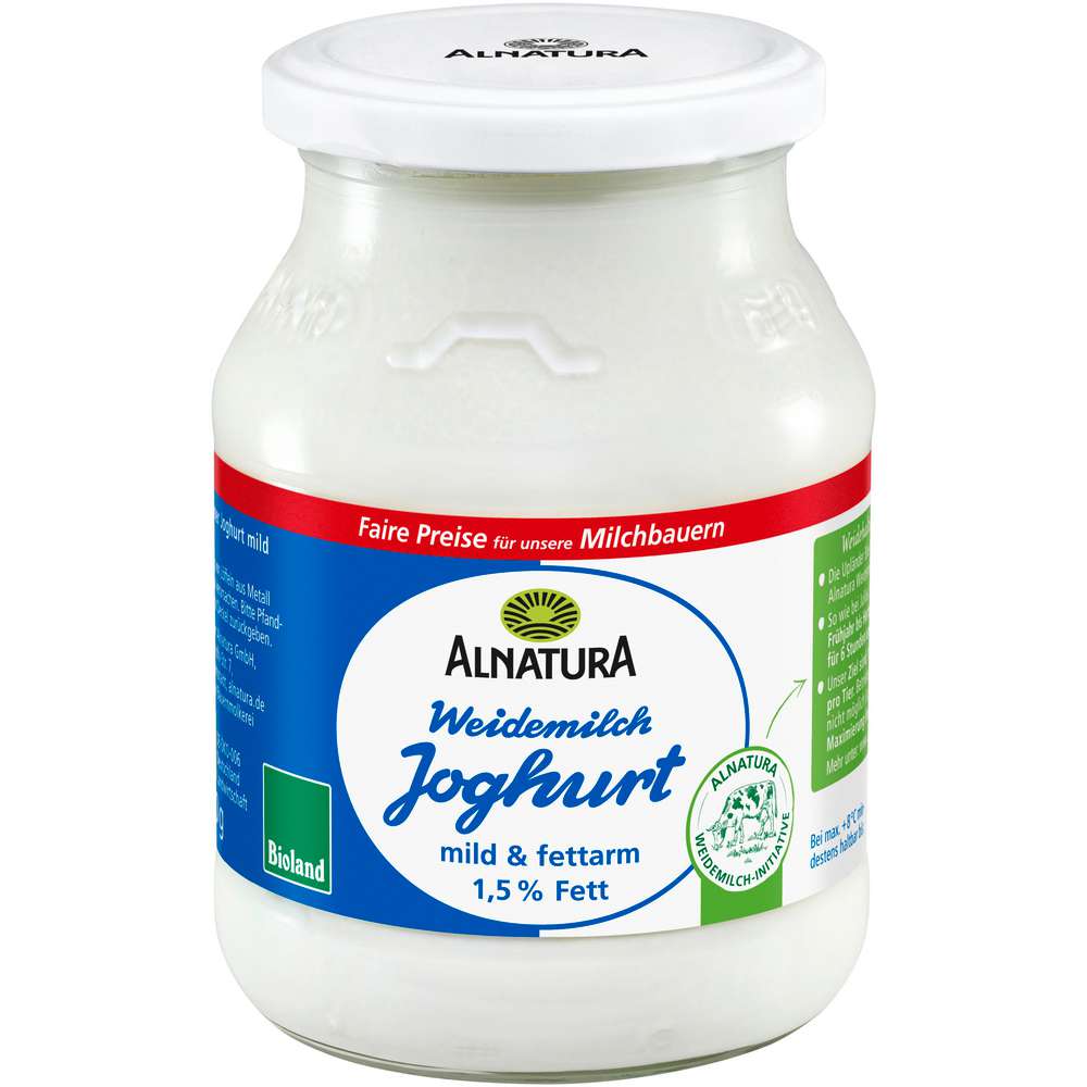 Produktabbildung Alnatura Joghurt mild 1,5% Fett