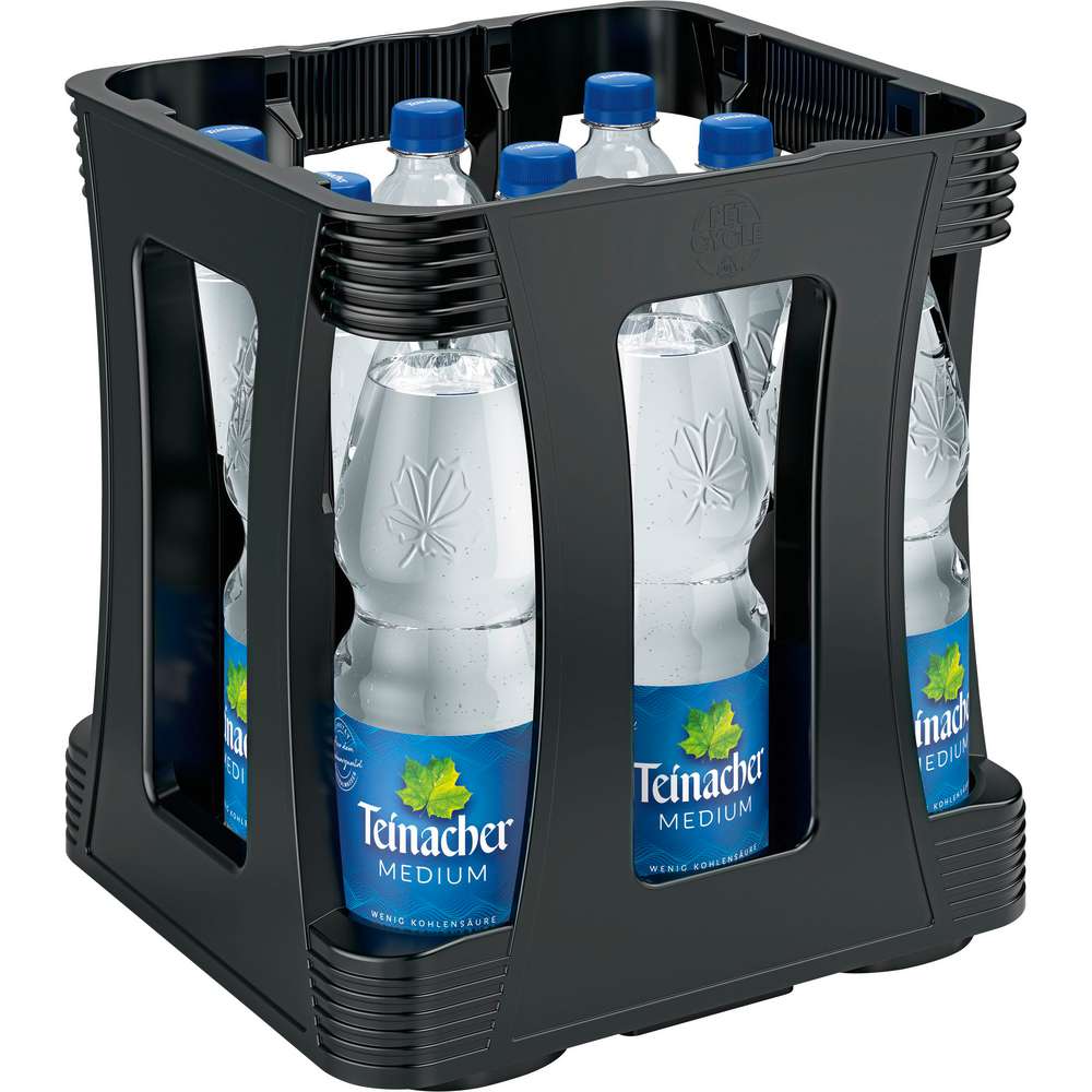 Produktabbildung Teinacher Mineralwasser, Medium (9x 1,000 Liter)