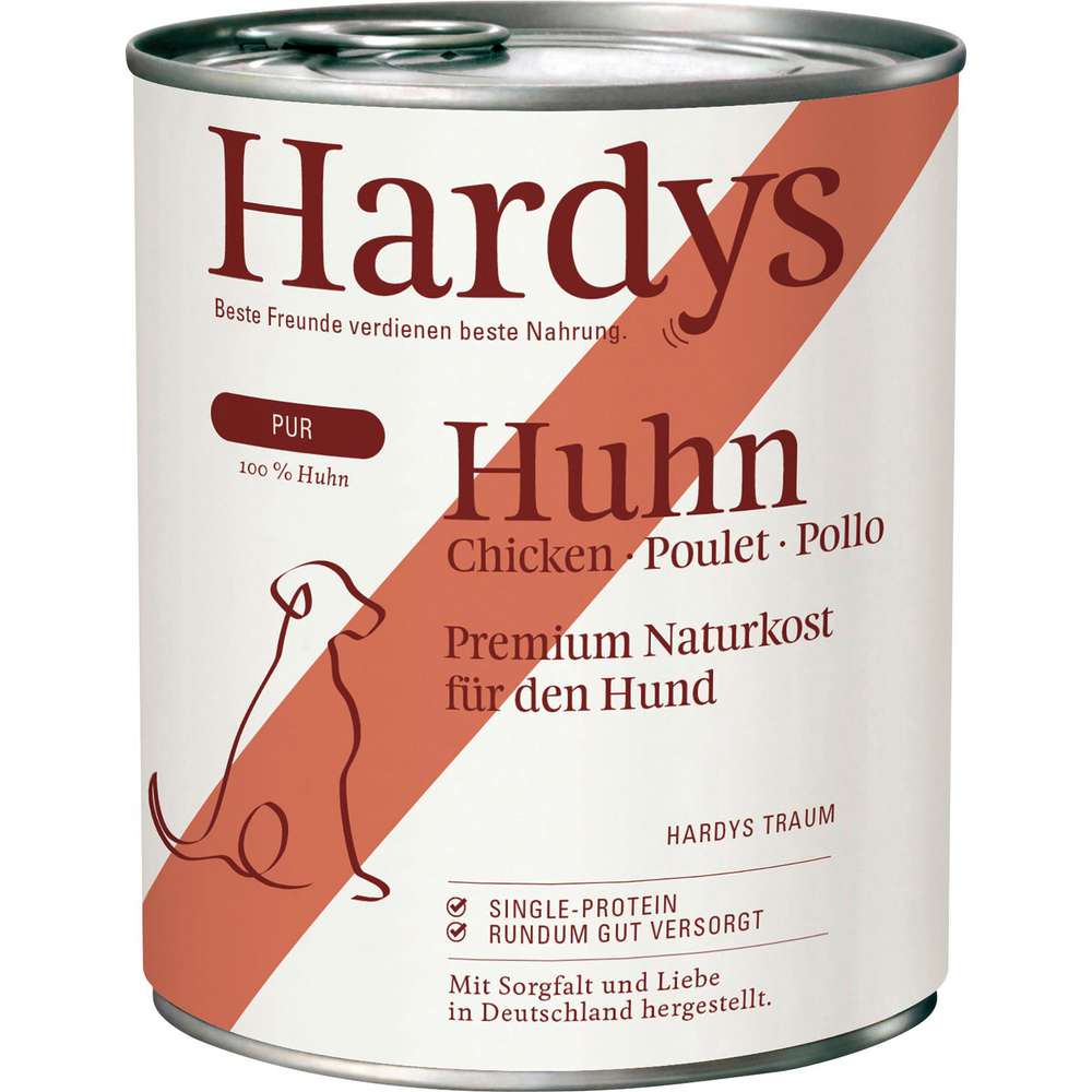 Produktabbildung Hardys Manufaktur Hunde-Nassfutter Pur, Huhn