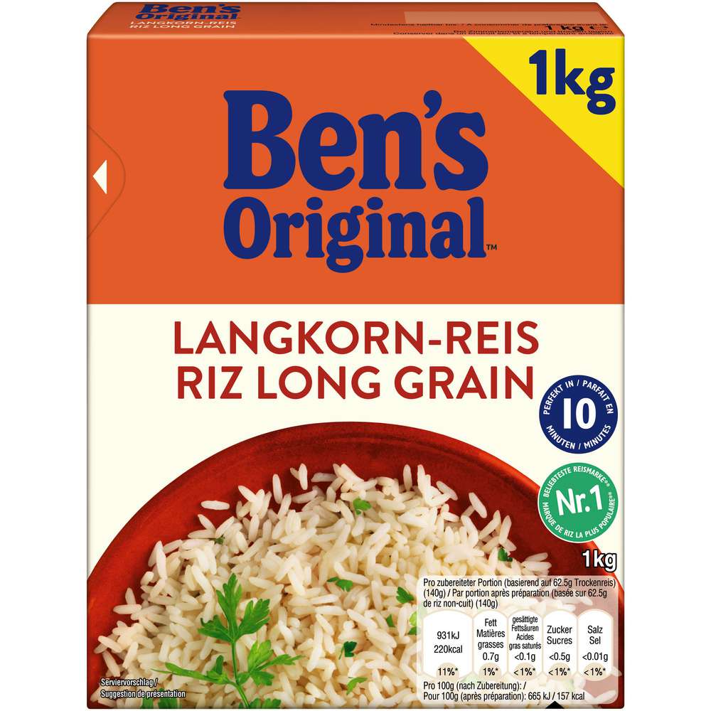 Produktabbildung BEN'S ORIGINAL Loser Reis Original-Langkorn-Reis