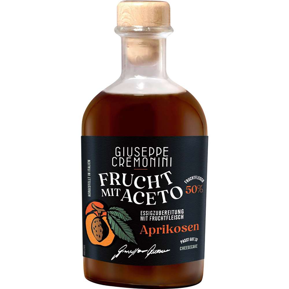Produktabbildung Giuseppe Cremonini Frucht Aceto, Aprikose