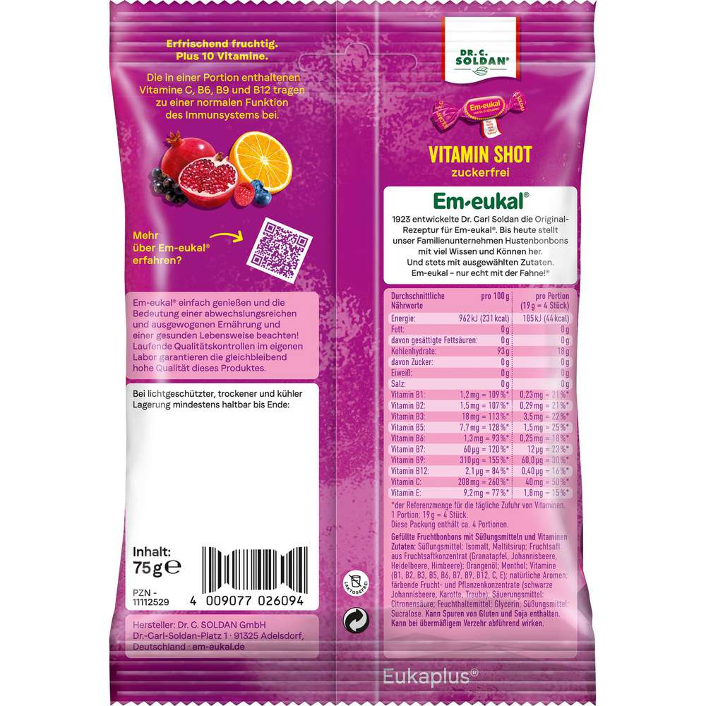 Produktabbildung Em-Eukal ImmunStark Vitamin-Shot