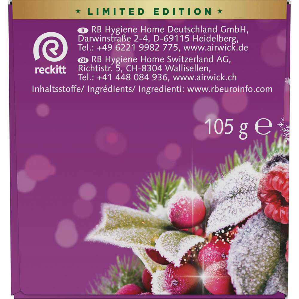 Produktabbildung Air Wick Wohlfühlkerze Duo Frosted Berry Wonder