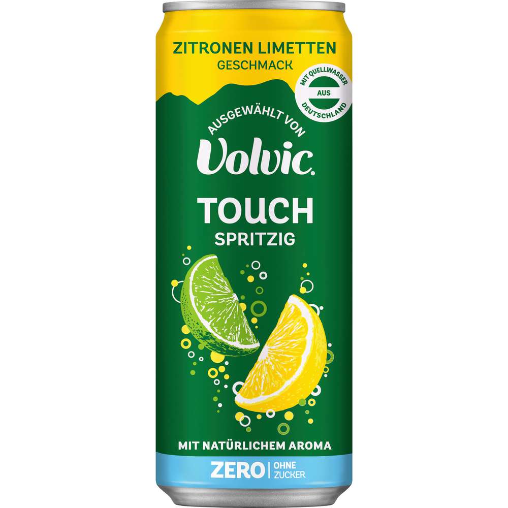 Produktabbildung Volvic Wasser mit Geschmack Touch, Zitronen-Limetten-Geschmack, ohne Zucker