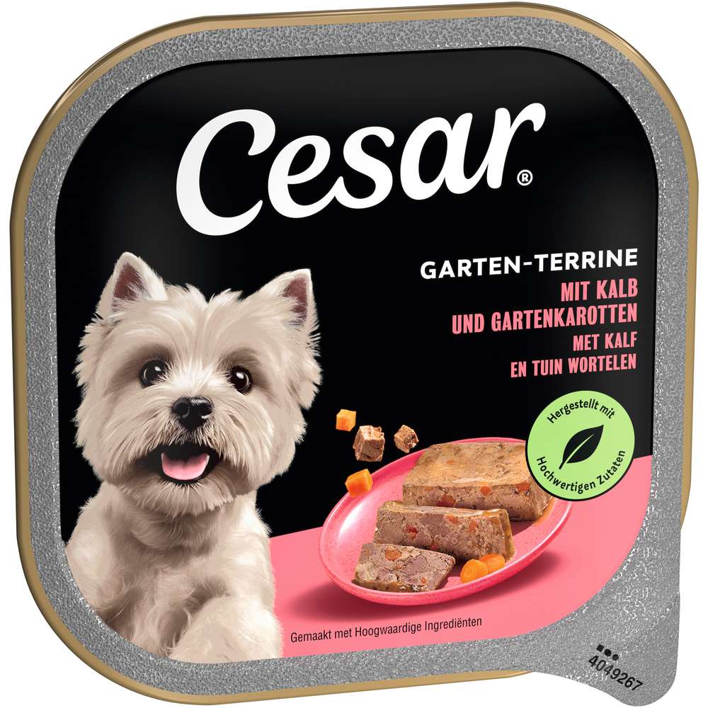 Produktabbildung Cesar Hunde-Nassfutter, Kalb/Karotte