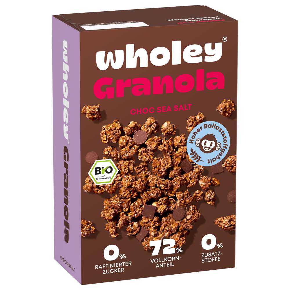Produktabbildung Wholey Bio Granola, Choc Sea Salt