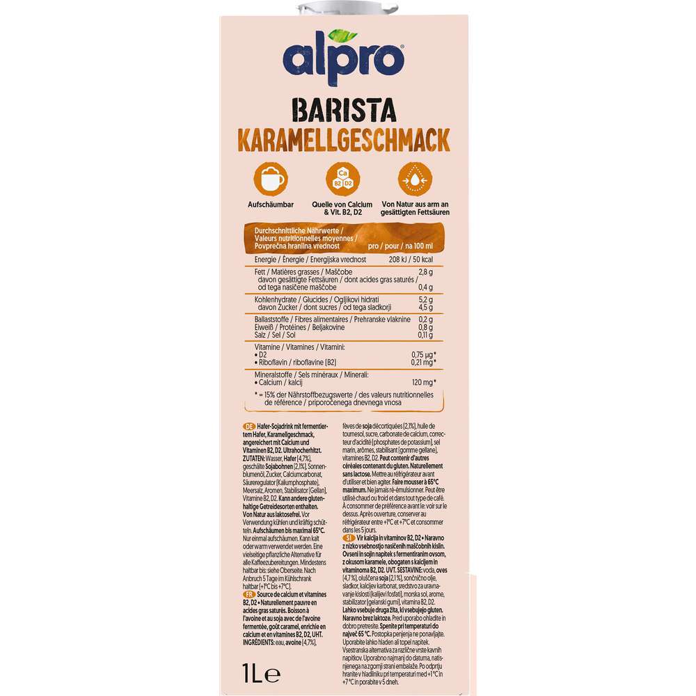Produktabbildung Alpro Barista Drink, Karamell