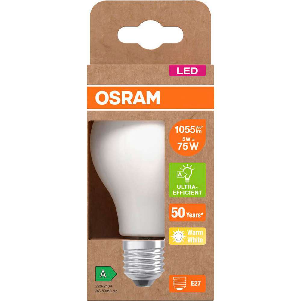 Produktabbildung Osram LED-Birne Classic 5W Warmweiß