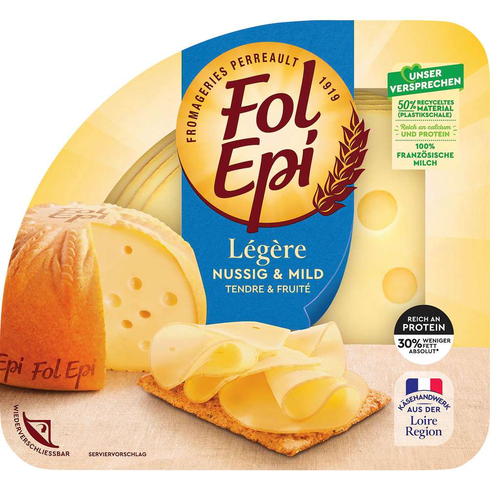 Produktabbildung Fol Epi Käsescheiben, Leicht
