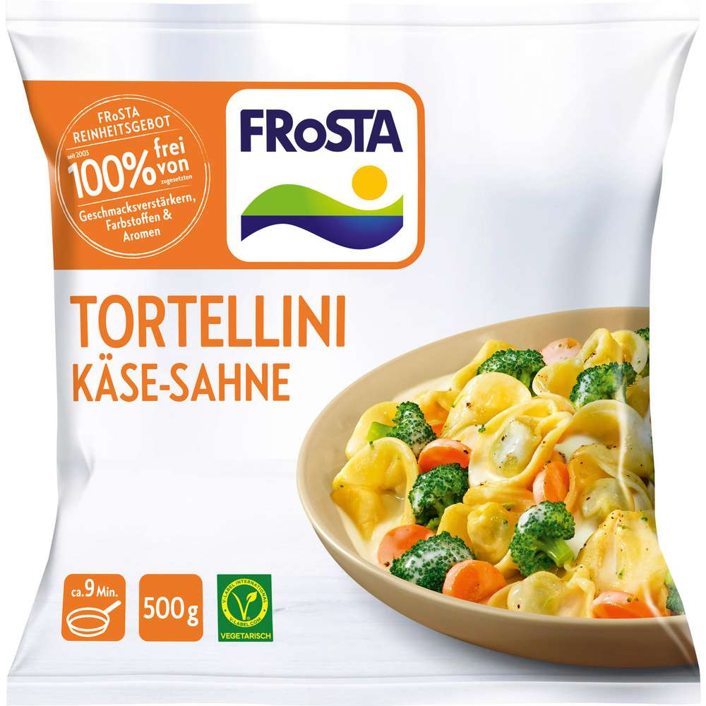 Produktabbildung Frosta Tortellini Käse-Sahne, tiefgekühlt