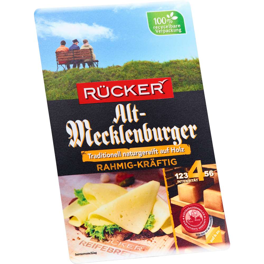Produktabbildung Rücker Käsescheiben Alt Mecklenburger, rahmig-kräftig