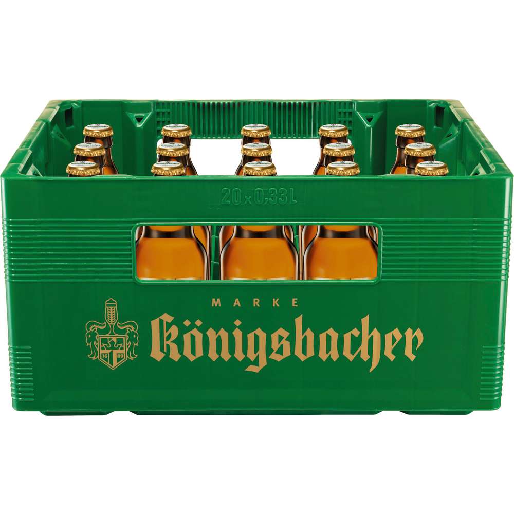 Produktabbildung Königsbacher Pilsener Bier 4,8% (20x 0,330 Liter)