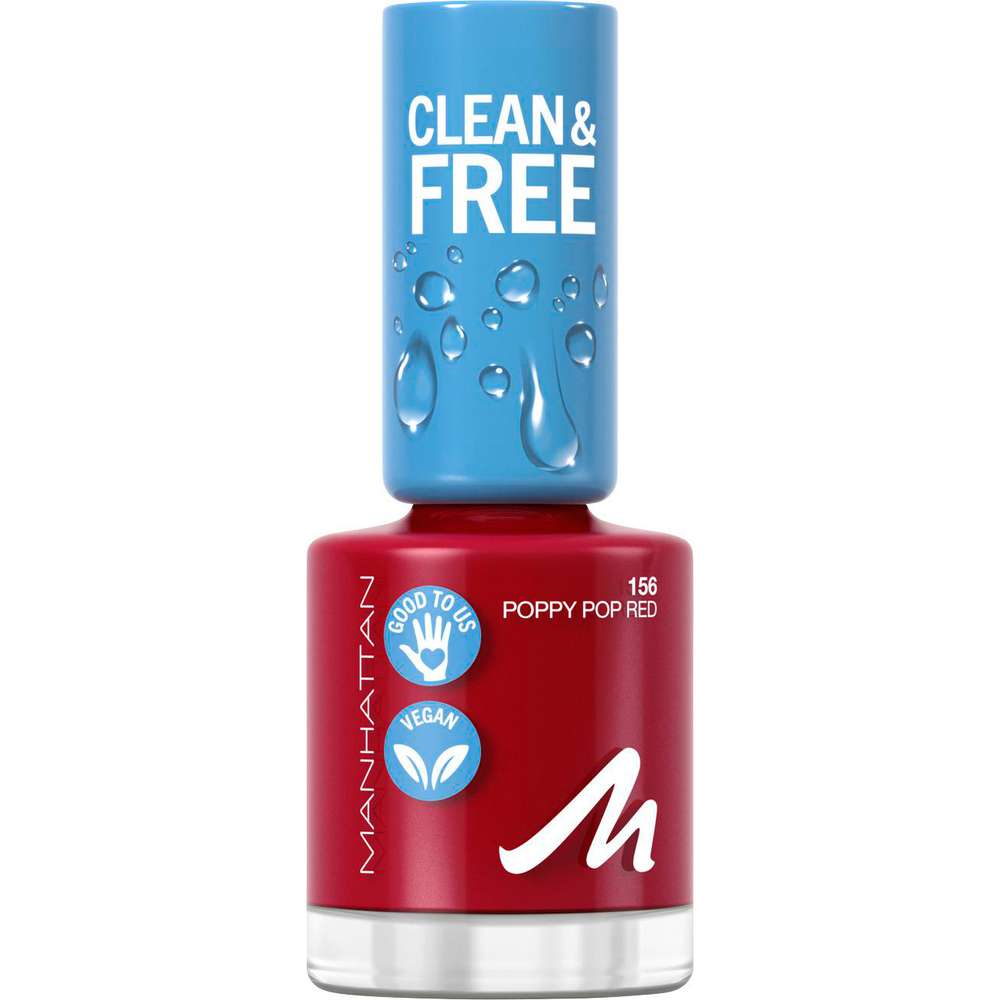 Produktabbildung Manhattan Nagellack Poppy Pop Red 156