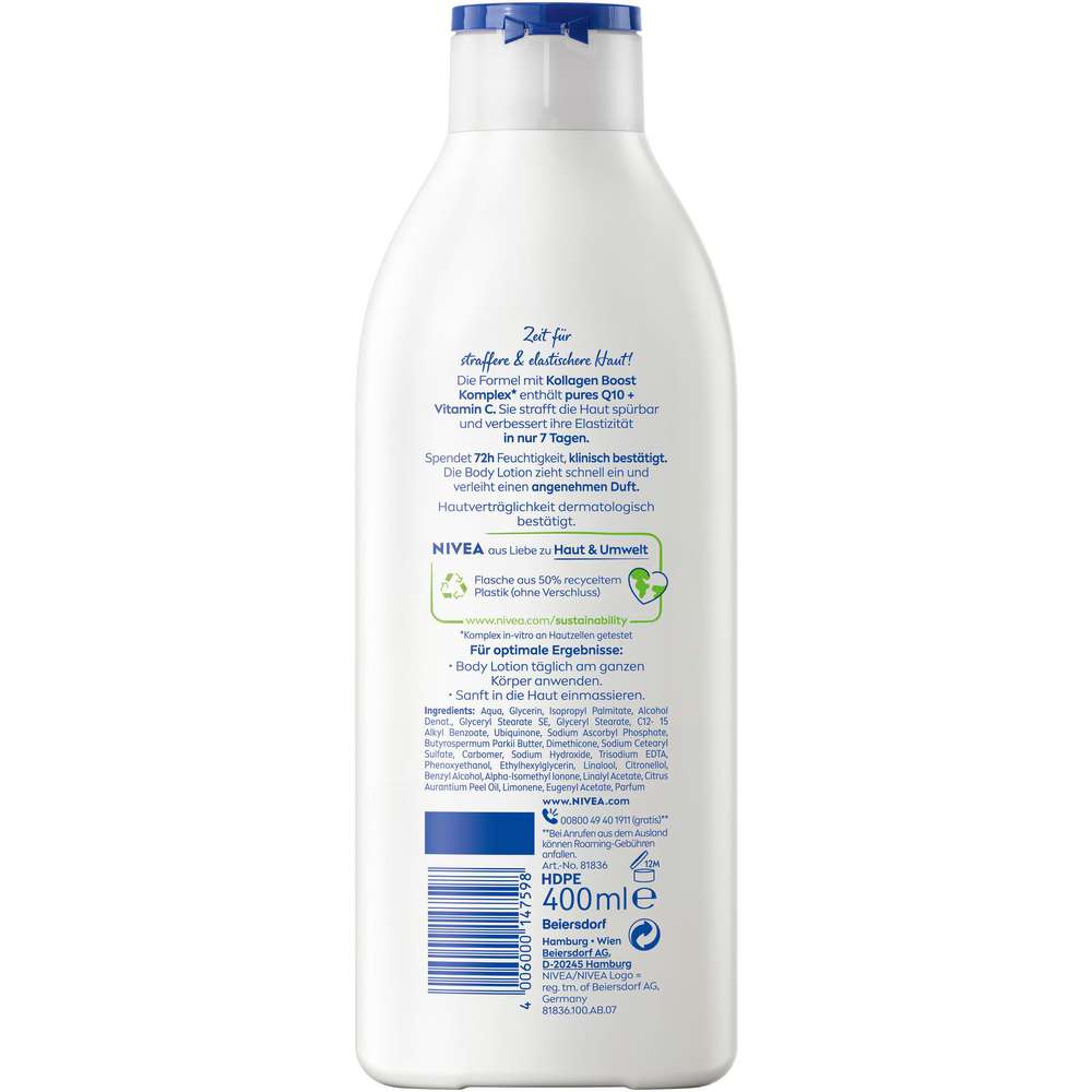 Produktabbildung Nivea Body Lotion Q10 straffend
