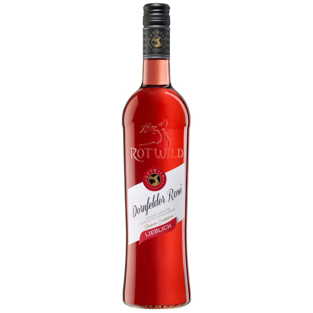 Produktabbildung Rotwild Dornfelder Rosé lieblich Rheinhessen DQW, Roséwein
