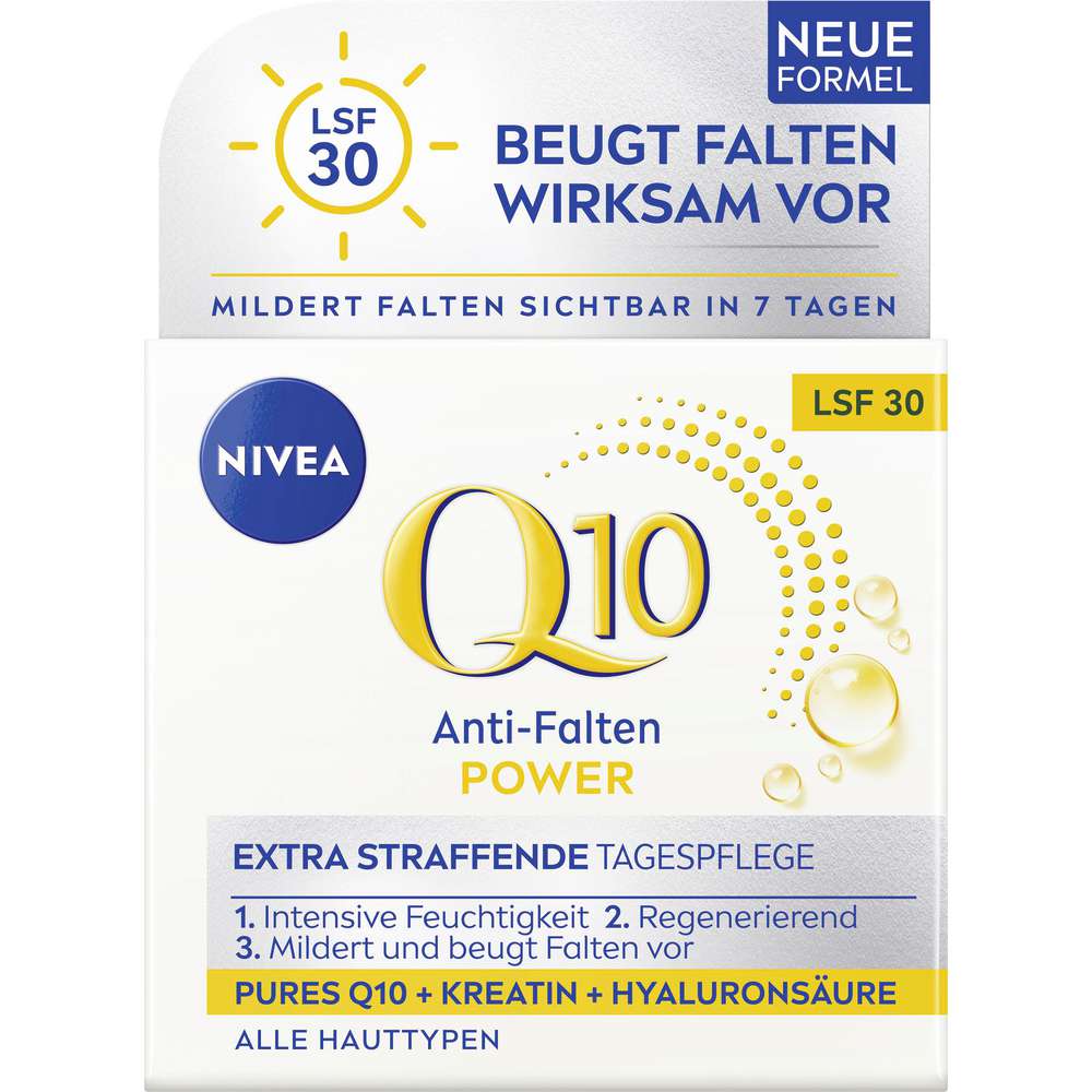Produktabbildung Nivea Tagespflege Q10 Power Anti-Falten LSF30