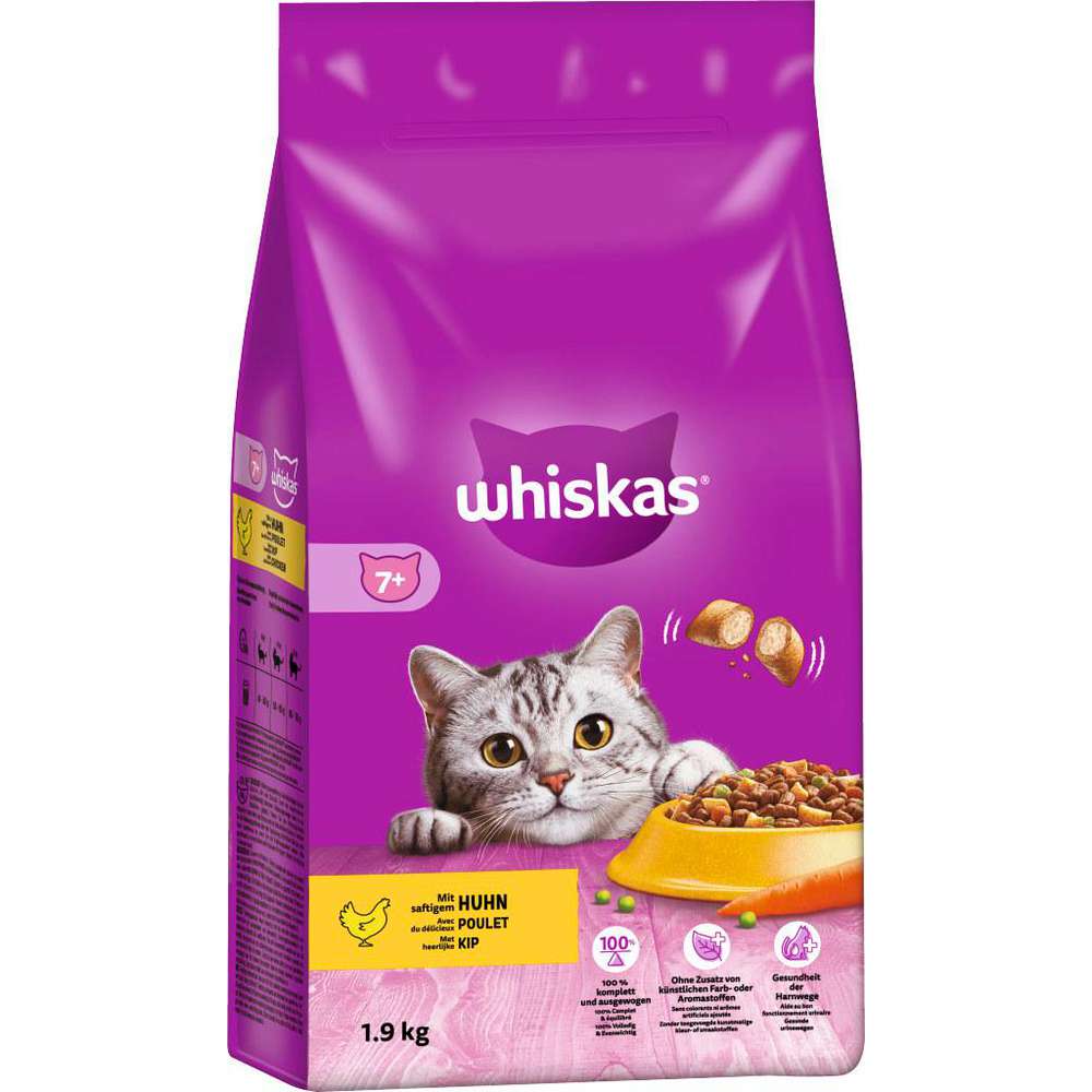 Produktabbildung Whiskas Katzen-Trockenfutter, Huhn