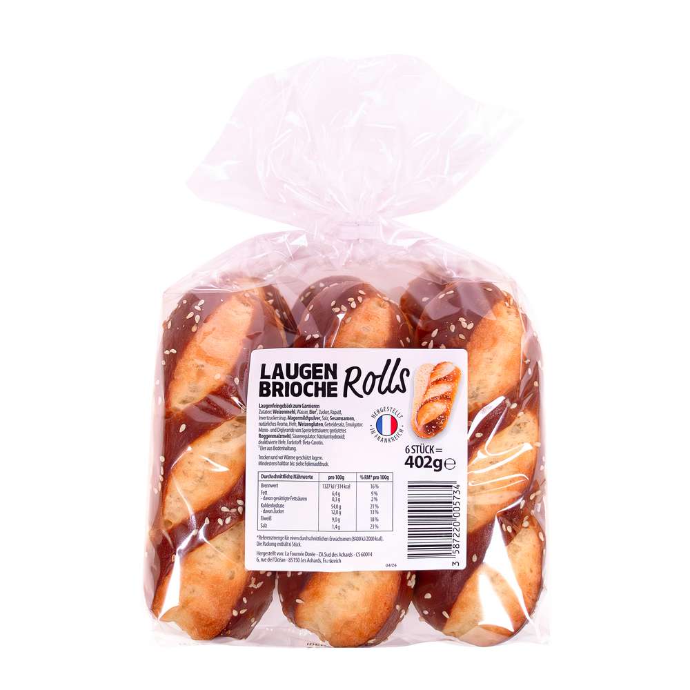 Produktabbildung Interbakery Laugen Brioche Rolls