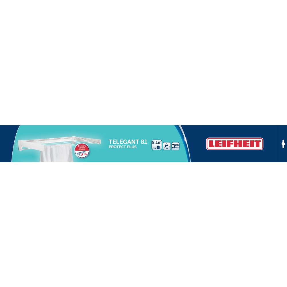 Produktabbildung Leifheit Wandtrockner Telegant 81 Protect Plus