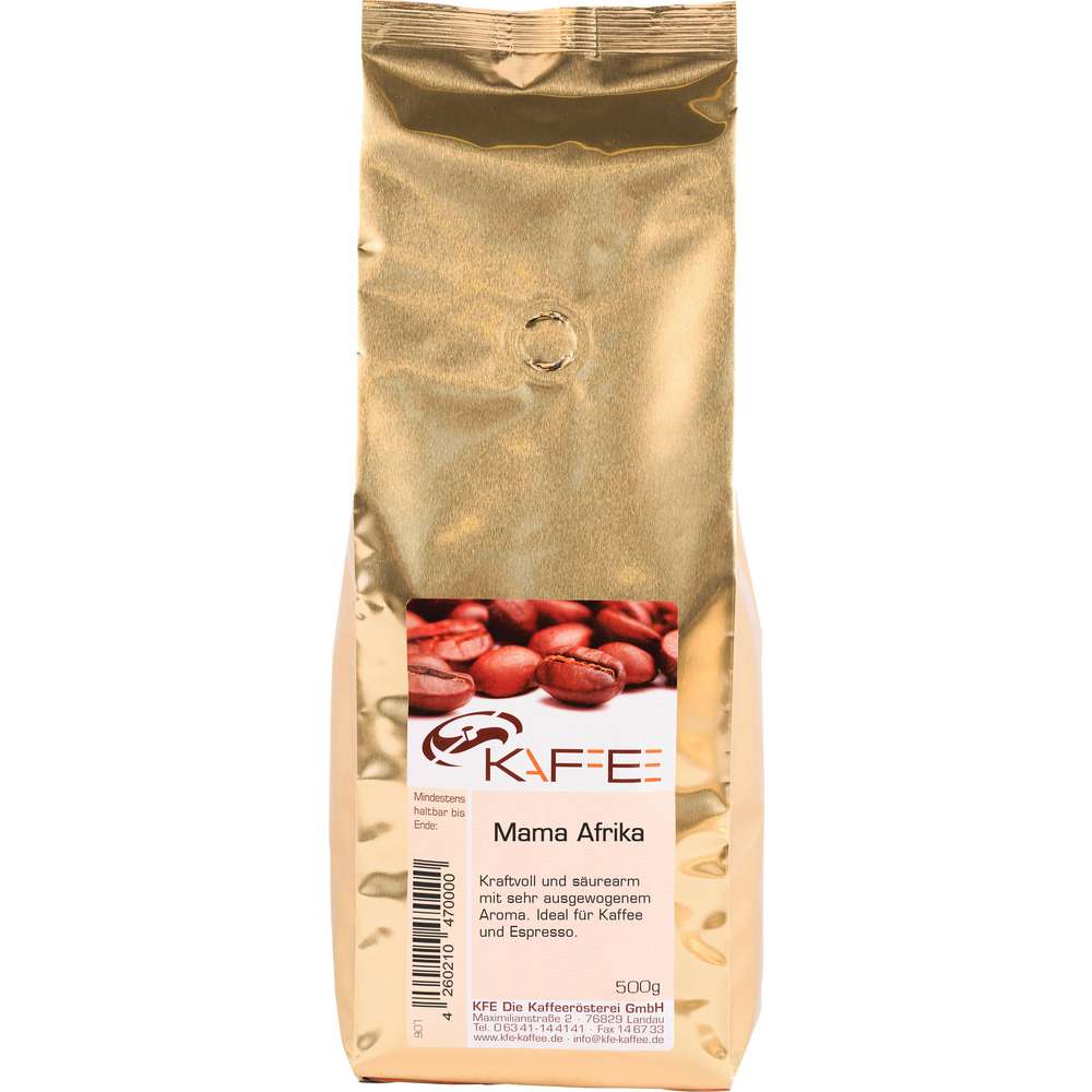 Produktabbildung KFE Kaffee Mama Afrika, kraftvoll & säurearm
