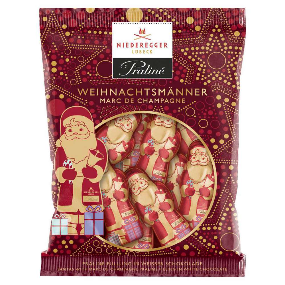 Produktabbildung Niederegger Pralinen Weihnachtsmänner
