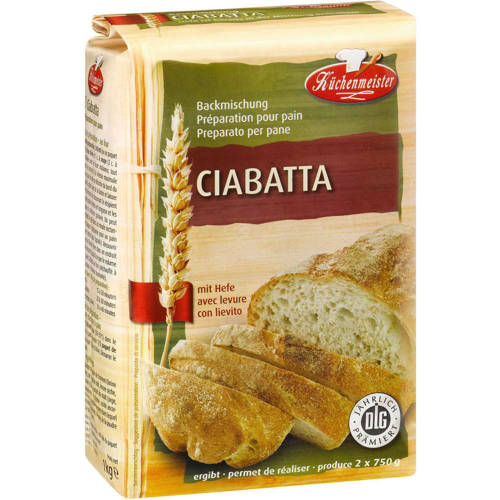 Produktabbildung Küchenmeister Brotbackmischung, Ciabatta