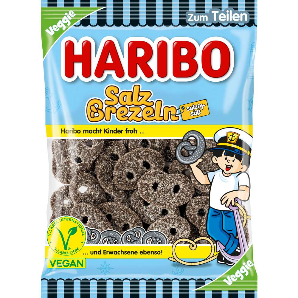 Produktabbildung Haribo Fruchtgummi Salz-Brezeln, Veggie