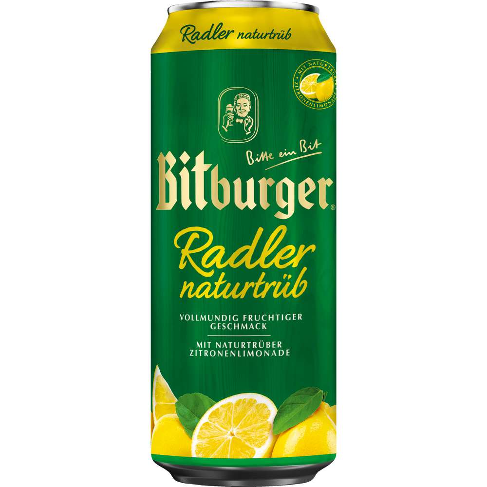 Produktabbildung Bitburger Radler, Naturtrüb 1,9%