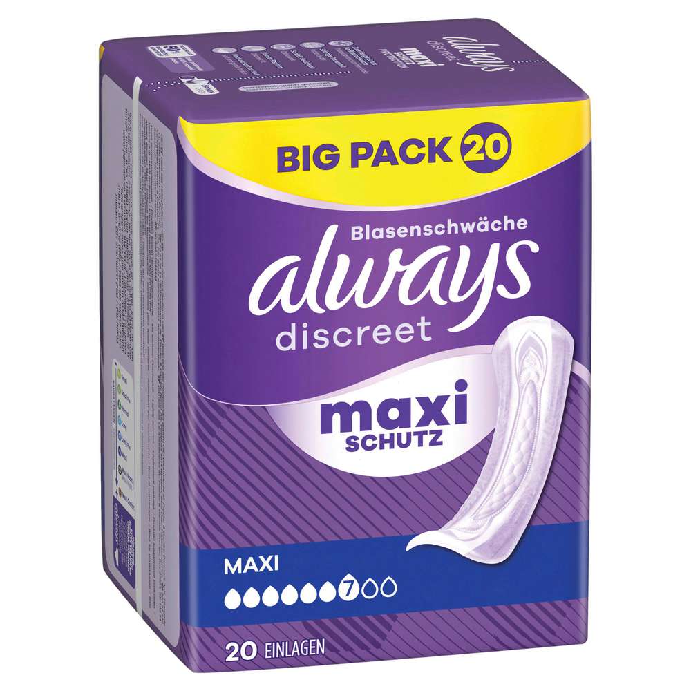 Produktabbildung Always Discreet Inkontinenzeinlagen Extra Sicher