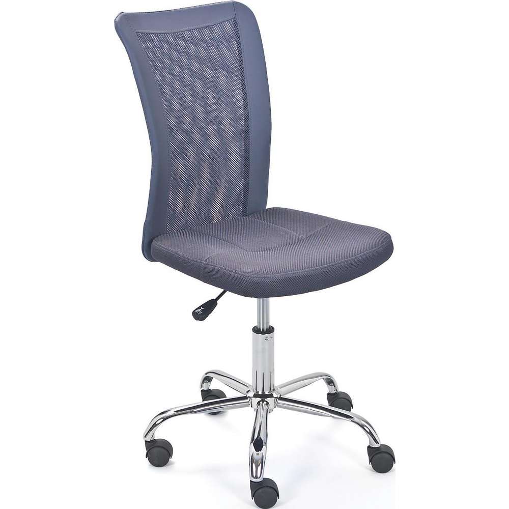 Produktabbildung keine Marke Drehstuhl Bonnie Grau, Metallfuß Chrom
