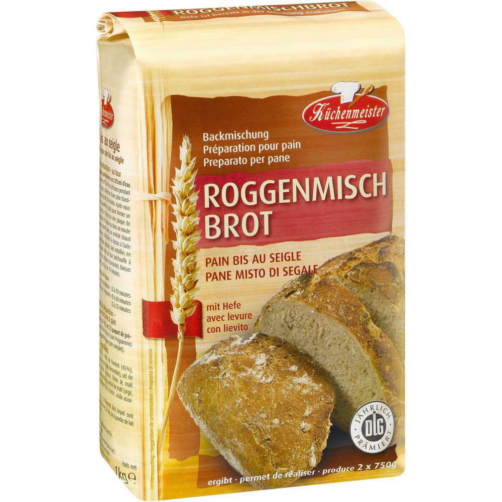 Produktabbildung Küchenmeister Brotbackmischung, Roggenbrot