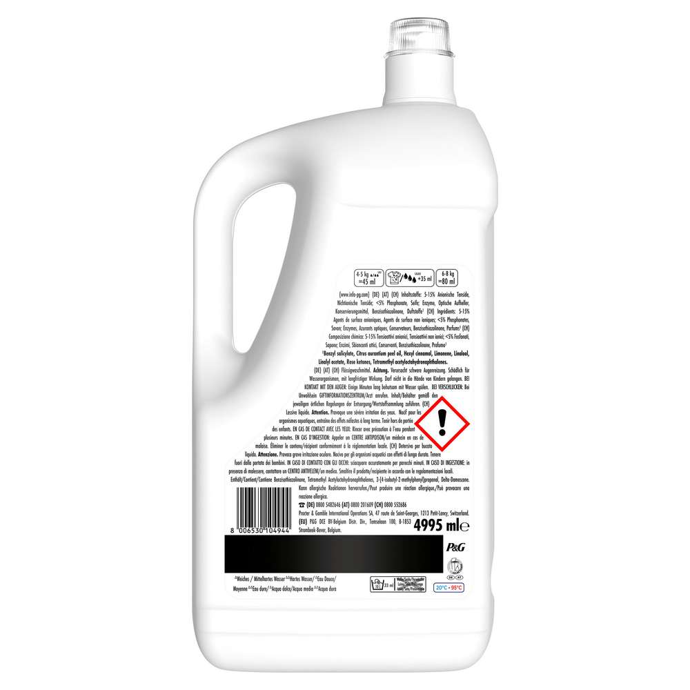 Produktabbildung Ariel Universal-Waschmittel, flüssig, Lenor Unstoppables