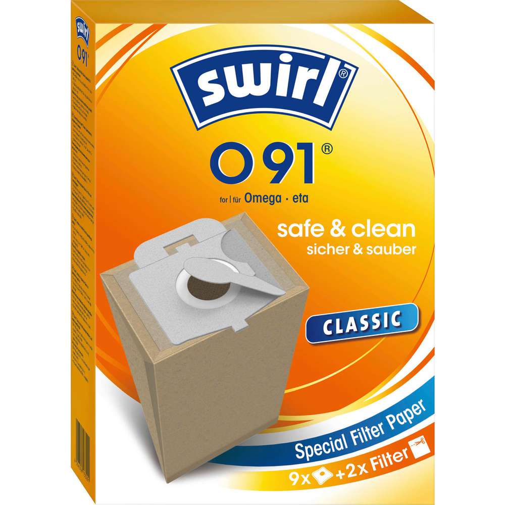 Produktabbildung Swirl Staubsaugerbeutel O 91 Classic