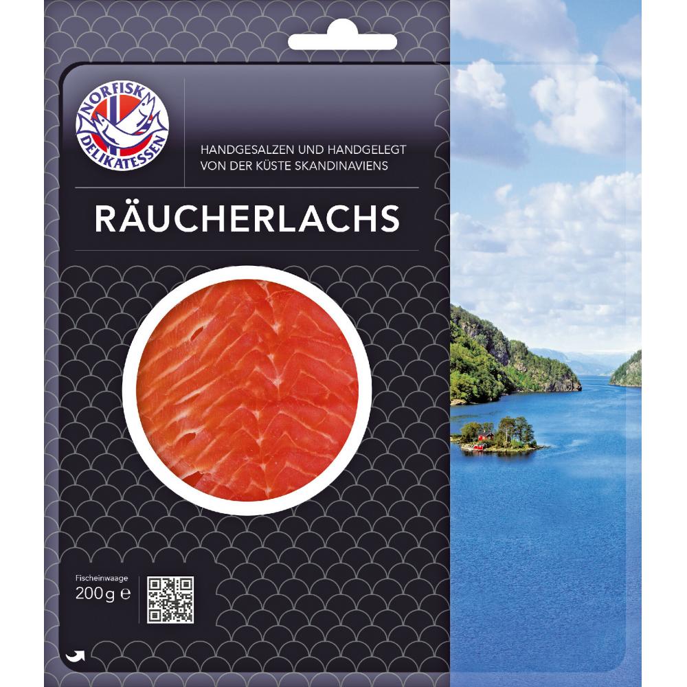Produktabbildung keine Marke Norfisk Räucherlachs