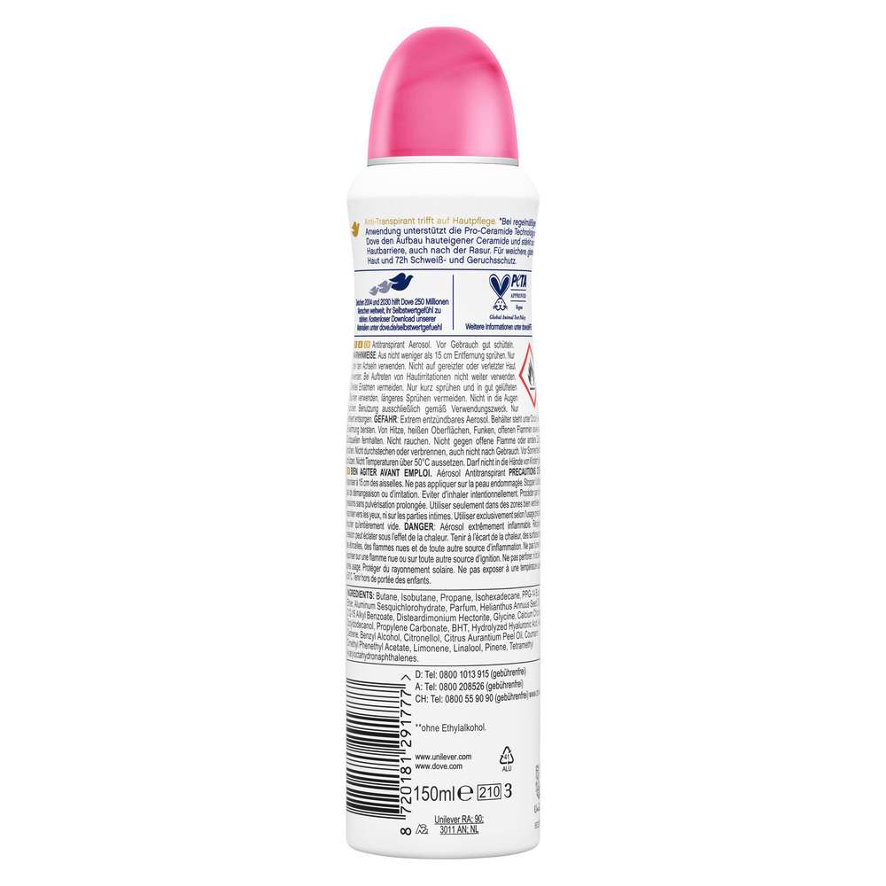 Produktabbildung Dove Deospray Advanced Care, Granatapfel