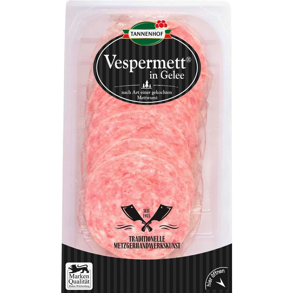 Produktabbildung Tannenhof Vespermett in Gelee