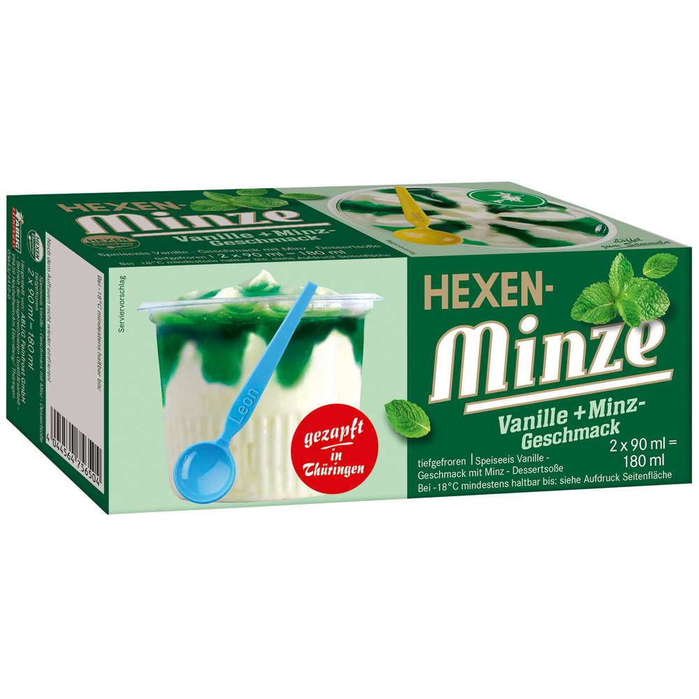 Produktabbildung Hexen-Becher Eis Hexen-Minze, Vanille + Minz-Geschmack