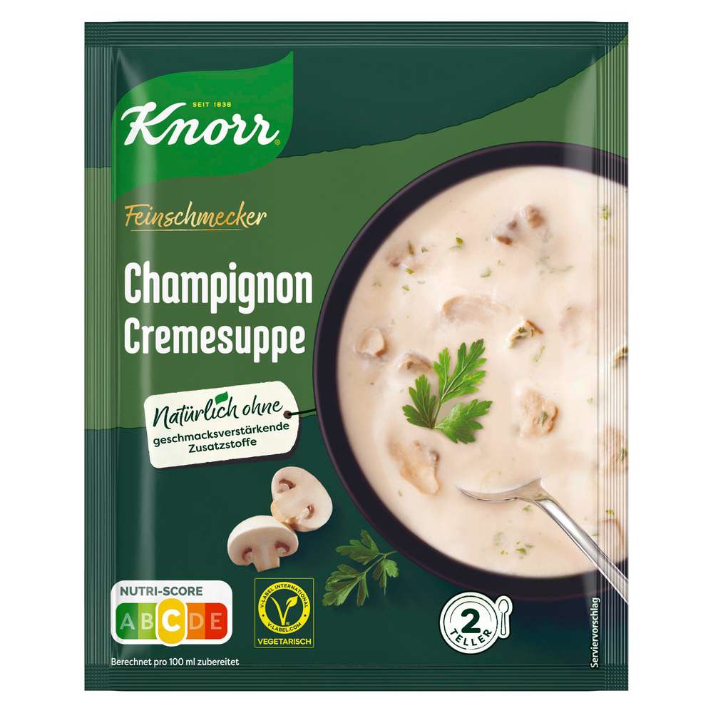 Produktabbildung Knorr Cremesuppe Feinschmecker, Champignon